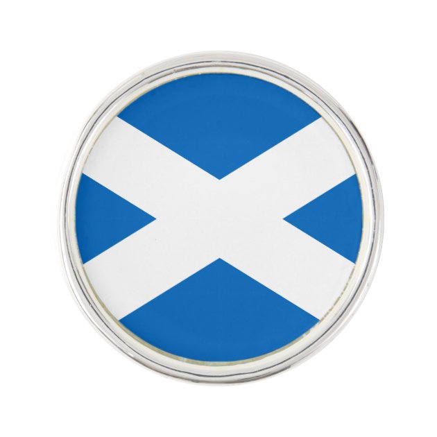 SCOTLAND FLAG ON MAP Button Badge 38mm Small Round Printed Lapel Pin Scots 
